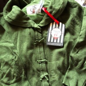 Banned Apparel Green Cardigan